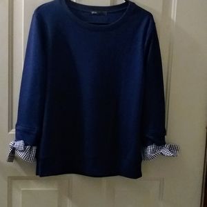 Navy blue sweater